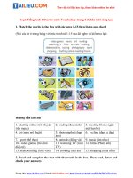 Tải Soạn Starter unit lớp 6 Vocabulary SGK trang 6 - Chân Trời Sáng Tạo