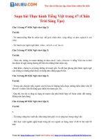 Tải Soạn Văn 6 Bài: Thực hành Tiếng Việt trang 47 Tập 2 - Chân Trời Sáng Tạo