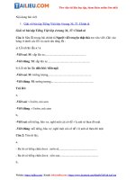 Tải Giải VBT Tiếng Việt 4 Chính tả - Tuần 6 trang 36, 37 Tập 1