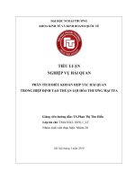 (Tiểu luận FTU) phân tích về điều khoản hợp tác hỉ quan trong hiệp định tạo thuận lợi hóa thương mại TFA 