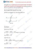 Tải Giải Bài 10: Tiên đề Euclid. Tính chất của hai đường thẳng song song trang 51, 52, 53, 54 Toán l...