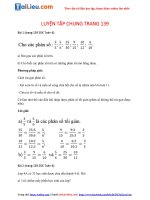 Tải Giải Toán lớp 4 Luyện tập chung trang 139 - Bài 1, 2, 3, 4