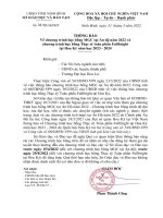 THÔNG BÁO Về chương trình học bổng MGC Ấn độ năm 2022 chương trình học bổng Thạc sỹ tồn phần Fullbright Hoa Kỳ năm học 2023 - 2024