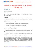 Tải Soạn Văn 6 Bài: Tri thức ngữ văn trang 17, 18, 19 Tập 1 - Chân Trời Sáng Tạo