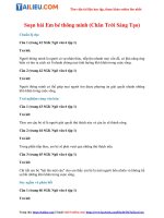 Tải Soạn Văn 6 Bài: Em bé thông minh Tập 1 - Chân Trời Sáng Tạo