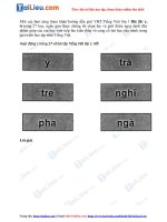 Tải Giải VBT Tiếng Việt 1 Bài 26: y, tr trang 27 Tập 1