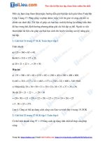 Tải Giải Toán lớp 6 trang 17 SGK tập 1: Phép cộng và phép nhân ( tiếp )