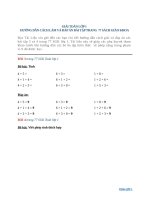 giai toan lop 1 huong dan cach lam va dap an bai tap trang 77 sach giao khoa 