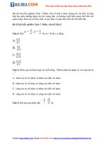 Tải Câu hỏi trắc nghiệm Toán 7: Nhân, chia số hữu tỉ (có đáp án)