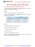 Tải Soạn Công Nghệ lớp 6 Bài 5: Thực phẩm và giá trị dinh dưỡng - Cánh diều