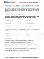 Tải Giải sách bài tập Tiếng Anh 8 Unit 3: Peoples of Viet Nam sách mới