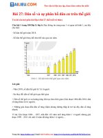 Tải [Kết Nối Tri Thức] Soạn Địa lý lớp 6 Bài 27: Dân số và sự phân bố dân cư trên thế giới