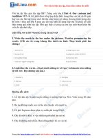 Tải Giải sách bài tập Tiếng Anh 8 Unit 4: Our customs and traditions sách mới