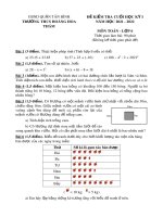 Đề thi HK1 môn Toán lớp 6 năm 2021-2022 có đáp án - Trường THCS Hoàng Hoa Thám