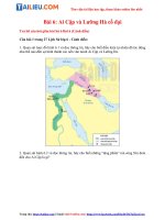 Tải [Cánh diều] Soạn Lịch sử lớp 6 Bài 6: Ai Cập và Lưỡng Hà cổ đại