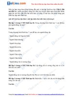 Tải Giải vở bài tập Sinh học lớp 8 Bài 1: Bài mở đầu (Ngắn nhất)