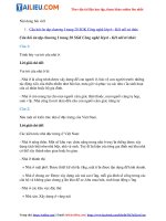 Tải Soạn Công nghệ lớp 6: Ôn tập chương 1 - Kết nối tri thức