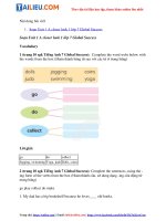 Tải Giải Tiếng Anh 7 Unit 1 A closer look 1 trang 10, 11 Global Success Kết nối tri thức