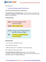 Tải Giải Tiếng Anh 7 Unit 8 Communication trang 86, 87 Global Success Kết nối tri thức