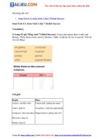 Tải Giải Tiếng Anh 7 Unit 4 A closer look 1 trang 42 Global Success Kết nối tri thức