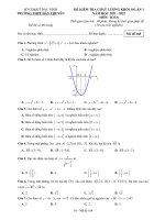 de kiem tra chat luong toan 10 lan 1 nam 2021 2022 truong han thuyen bac ninh 