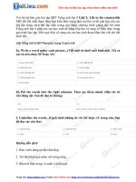 Tải Giải sách bài tập Tiếng Anh 8 Unit 2: Life in the countryside sách mới