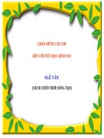 TIẾT 50 vừa NHẮM mắt vừa mở cửa sổ 