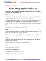 Tải Soạn Lịch sử lớp 6 bài 11: Những chuyển biến về xã hội