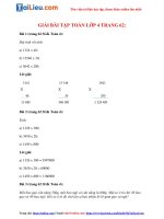 Tải Lời giải bài tập Toán Lớp 4 trang 62 chi tiết nhất