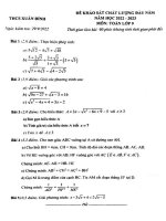 de khao sat dau nam toan 9 nam 2022 2023 truong thcs xuan dinh ha noi 