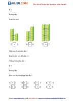 Tải Giải bài tập Toán lớp 1 trang 26: Luyện tập - sách Cánh Diều