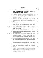 TÀI LIỆU THAM KHẢO LỊCH sử ĐẢNG   tập bài GIẢNG QUÁ TRÌNH HÌNH THÀNH ĐƯỜNG lối CÁCH MẠNG xã hội CHỦ NGHĨA và ĐƯỜNG lối đổi mới   SAU đại học