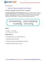 Tải Giải Tiếng Anh 7 Unit 2 Language Focus trang 23 - Friends plus Chân trời sáng tạo