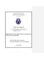 Nghiên cứu công nghệ blockchain và ứng dụng trong lĩnh vực tài chính ngân hàng  