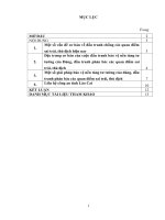 TIỂU LUẬN   một số giải pháp bảo vệ nền tảng tư tưởng của đảng, đấu tranh phản bác các quan điểm sai trái, thù địch