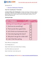 Tải Giải Tiếng Anh 7 Unit 1 Speaking trang 16 - Friends plus Chân trời sáng tạo