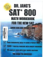 pdfcoffee com drjangx27s sat 800 math workbook for the new sat pdf free 