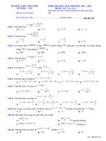 de thi hoc ki 2 toan 11 nam 2021 2022 truong thpt tran phu phu yen 