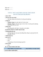 giáo án hoạt động trải nghiệm lớp 2 kết nối tri thức tuần  1 (22) 