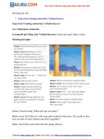 Tải Giải Tiếng Anh 7 Unit 5 Getting started trang 50, 51 Global Success Kết nối tri thức