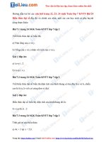 Tải Giải Bài 24: Biểu thức đại số trang 22, 23, 24 Toán lớp 7 Kết nối tri thức