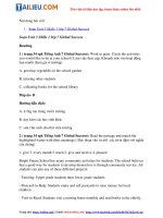 Tải Giải Tiếng Anh 7 Unit 3 Skills 1 trang 34 Global Success Kết nối tri thức