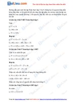 Tải Giải SBT toán 6 bài 5 SGK tập 1 chương 2: Cộng hai số nguyên khác dấu