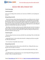 Tải Giải Sinh học 8 Bài 28: Tiêu hóa ở ruột non đầy đủ nhất