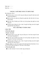 Giáo án công nghệ 10 phần trồng trọt sách kết nối tri thức với cuộc sống