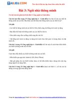 Tải Soạn Công Nghệ lớp 6 Bài 3: Ngôi nhà thông minh - Cánh diều