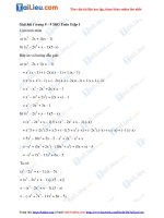 Tải Giải toán lớp 8 trang 8 - 9 SGK tập 1: Nhân đa thức với đa thức