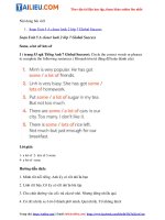 Tải Giải Tiếng Anh 7 Unit 5 A closer look 2 trang 53, 54 Global Success Kết nối tri thức