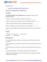 Tải Giải Tiếng Anh 7 Unit 1 Looking back trang 16 Global Success Kết nối tri thức