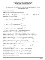 de cuong hoc ky 2 toan 11 nam 2021 2022 truong luong ngoc quyen thai nguyen 